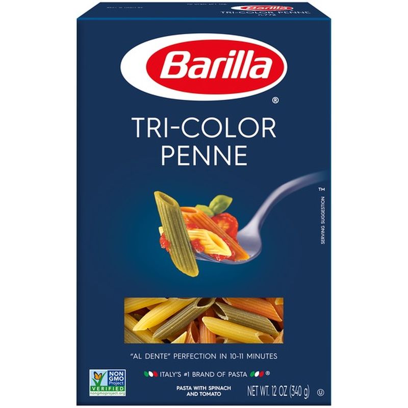 Barilla® Classic Blue Box Pasta Tri-Color Penne (12 oz) from Lowes