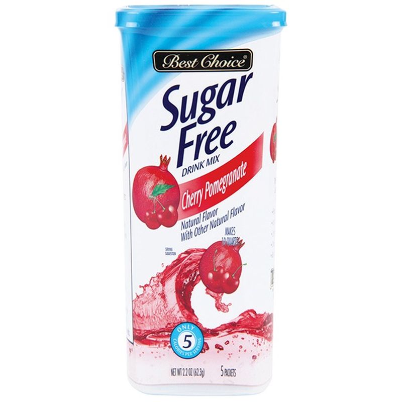 Best Choice Cherry Pomegranate Sugar Free Low Calorie Drink Mix (10 qt