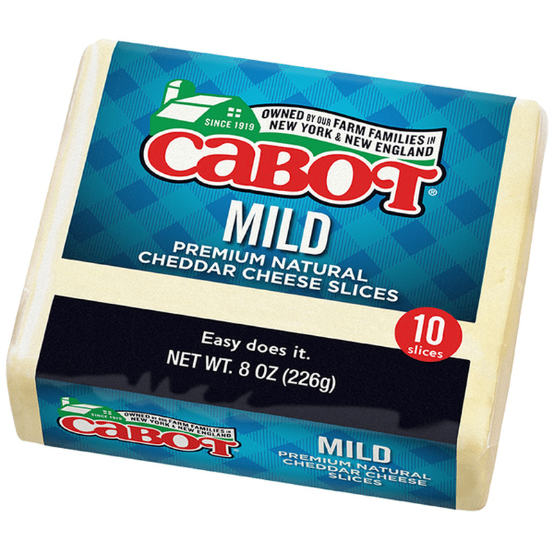 Cabot Cheese Sliced and ready to top your favorite sandwich! Buttery ...