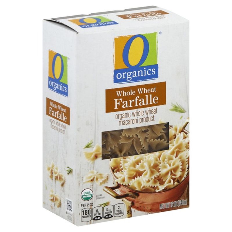 O Organics Whole Wheat Farfalle Pasta