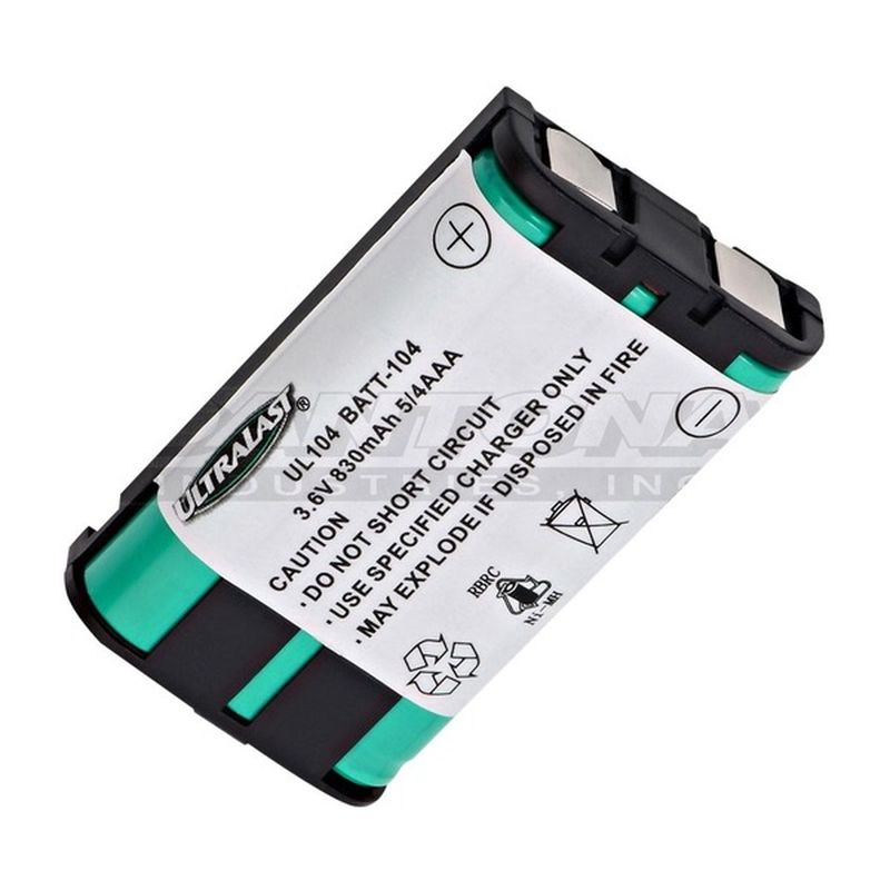 Ultralast 3.6-Volt CB104 Cordless Phone Battery