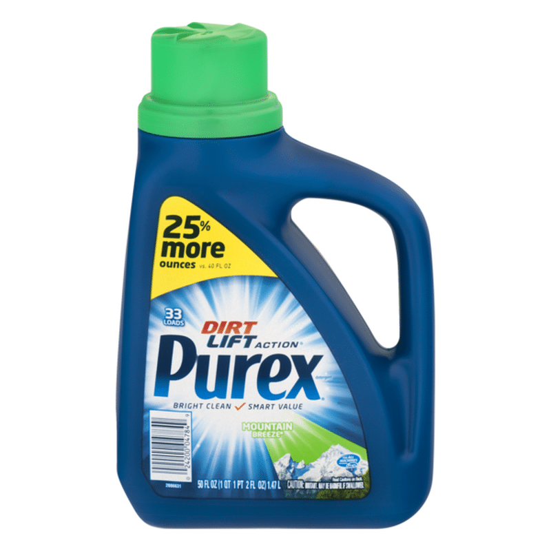 Purex Liquid Detergents Mountain Breeze Laundry Detergent (50 oz) Instacart