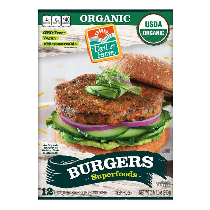 Don Lee Farms Organic Veggie Patty 2 8 Oz From Costco Instacart,Types Of Owls