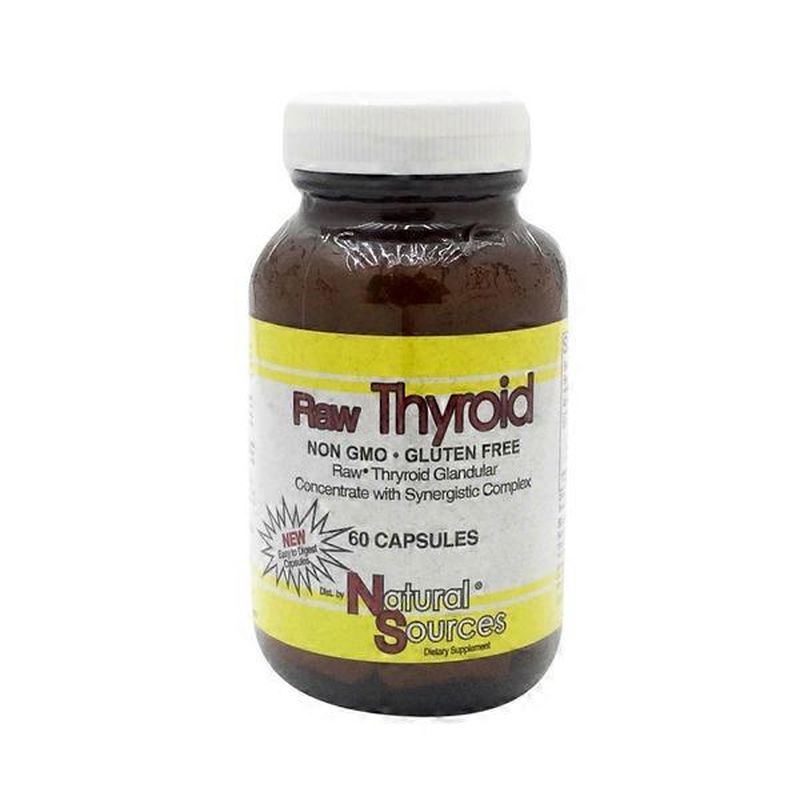 Natural Sources Raw Thyroid, Capsules (60 each) Instacart