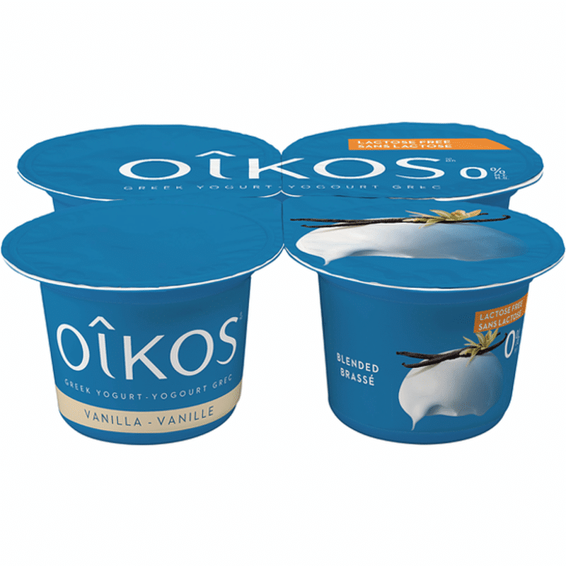 Oikos Lactose Free Vanilla Greek Yogurt