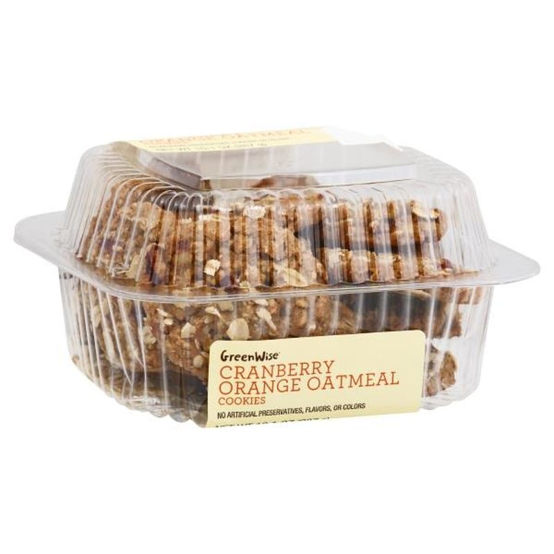 GreenWise Cookies, Cranberry Orange Oatmeal (10.1 oz ...