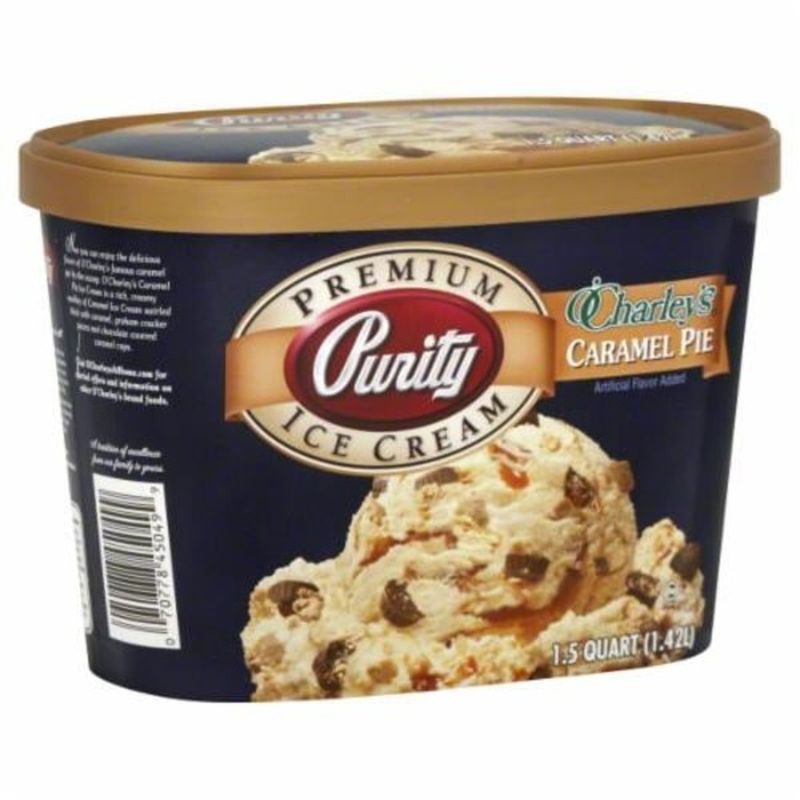 Purity O'Charley's Caramel Pie Premium Ice Cream (1.5 qt) - Instacart