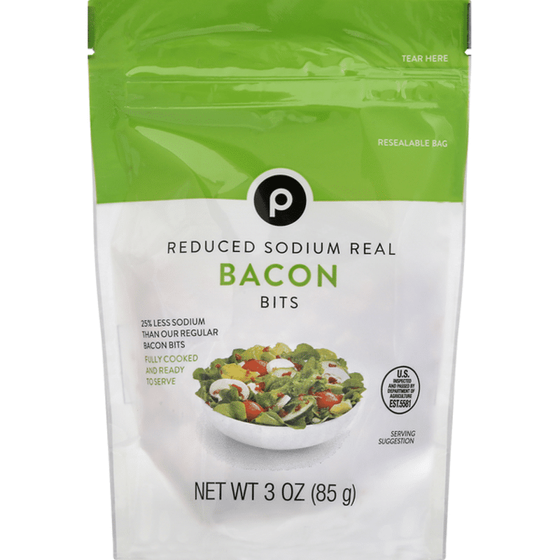 Publix Bacon Bits, Reduced Sodium, Real (3 oz) Instacart