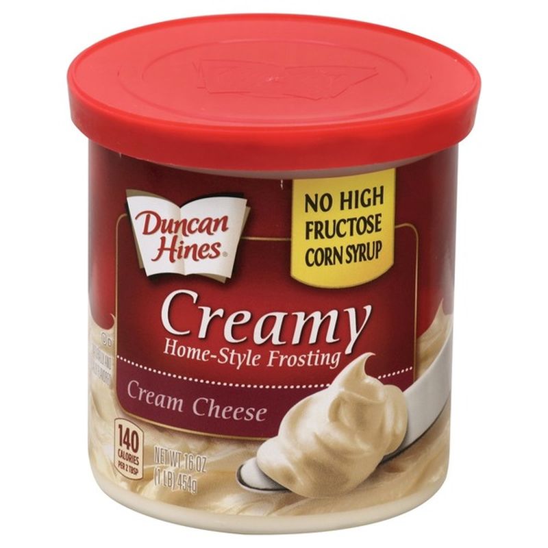 Duncan Hines Frosting, Cream Cheese, Creamy (16 Oz) From Walmart ...