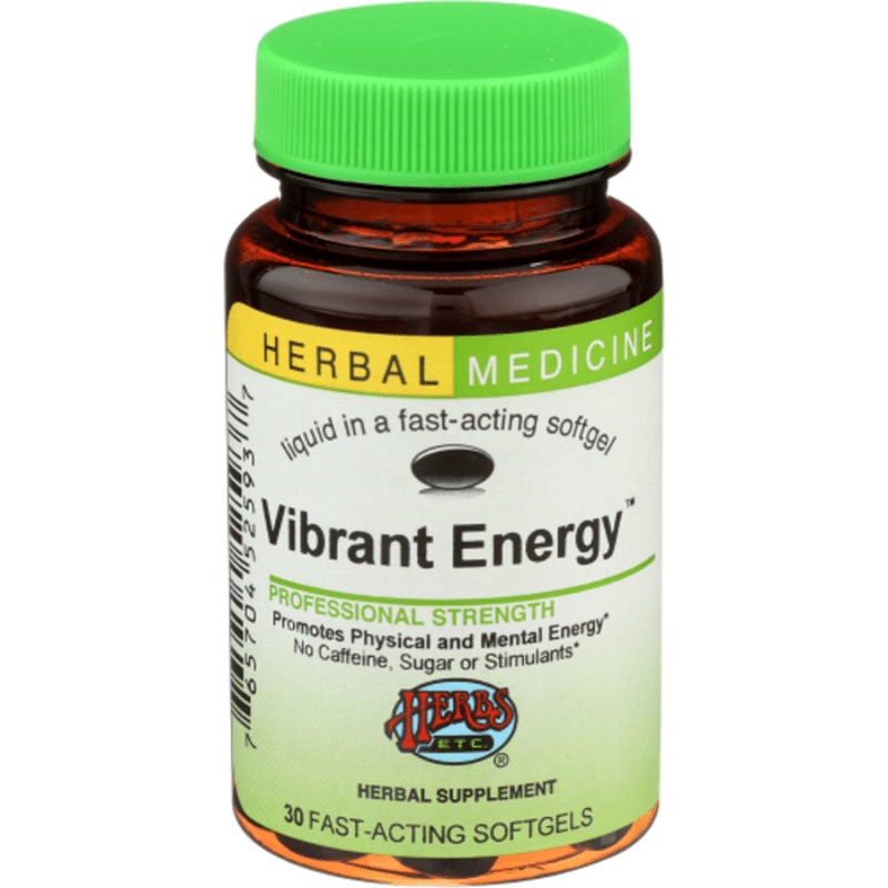 Herbs Etc. Vibrant Energy Dietary Supplement