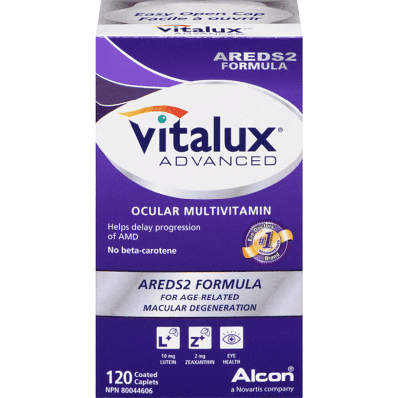 Vitalux Advanced Ocular Multivitamin Tablets (120 ct) Instacart
