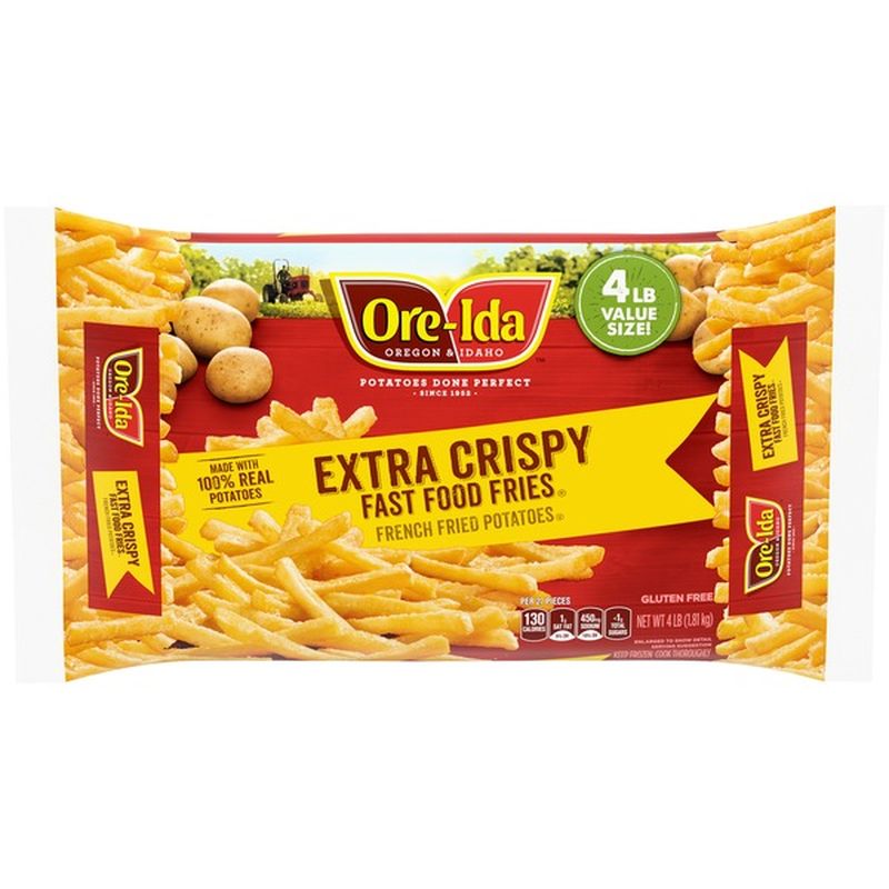 Ore-Ida Extra Crispy Fast Food Fries (1.81 kg) - Instacart