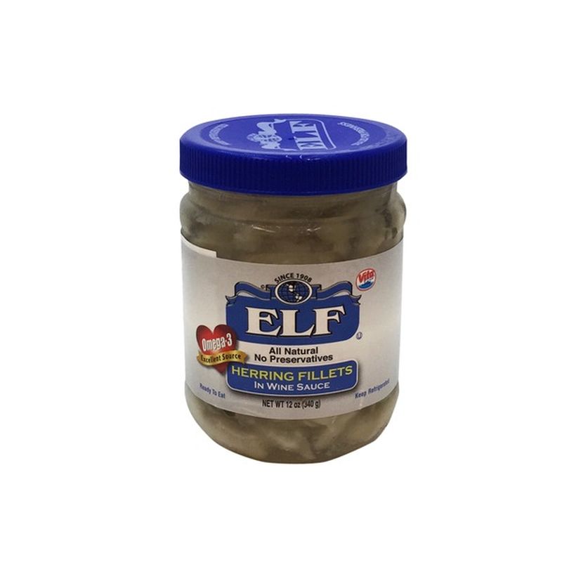 Elf Herring Fillets, in Wine Sauce, Wild (12 oz) from Hornbacher's Instacart