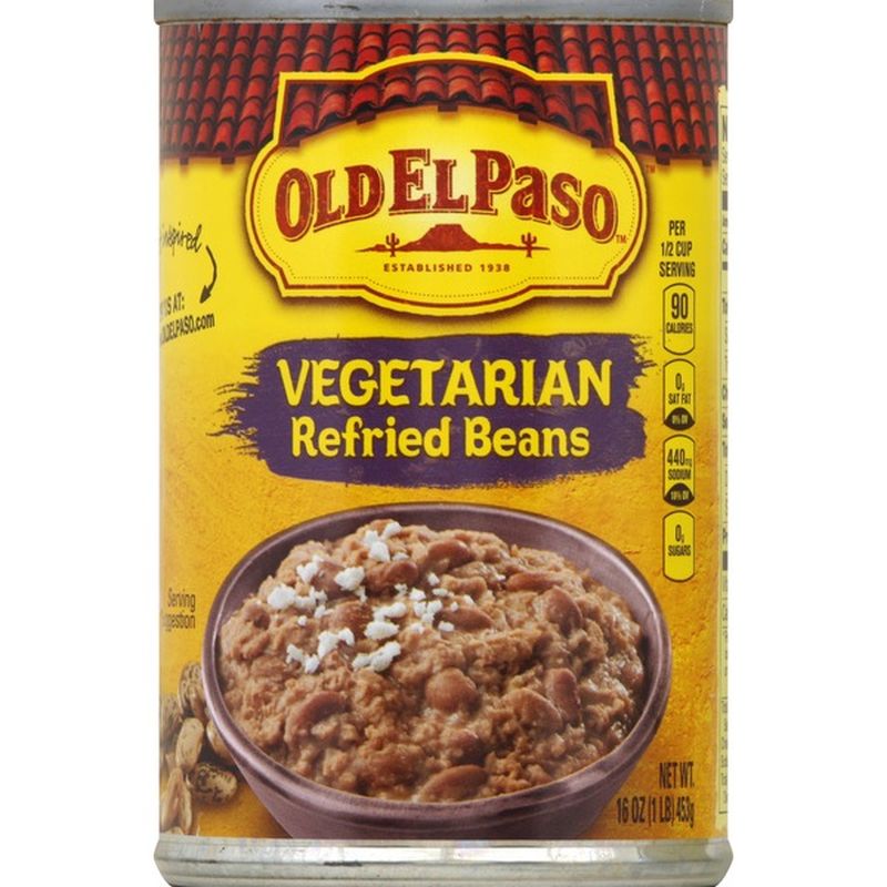 Old El Paso Refried Beans, Vegetarian (16 oz) from Harris Teeter