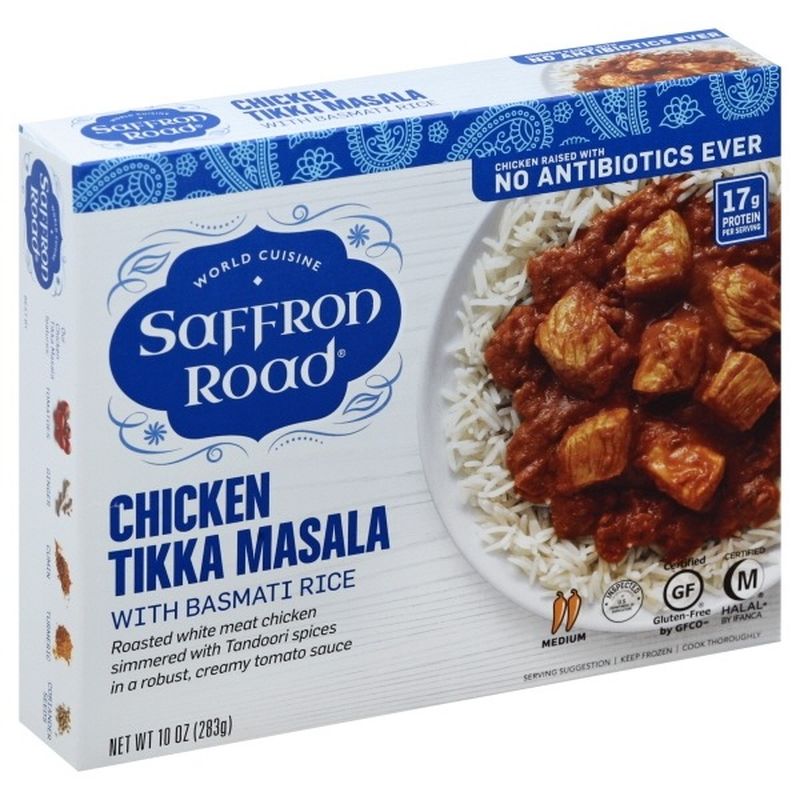 Saffron Road Tikka Masala, Chicken, with Basmati Rice, Medium (11 oz