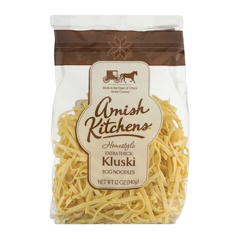 Amish Kitchens Homestyle Extra Thick Kluski Egg Noodles (12 oz) Instacart