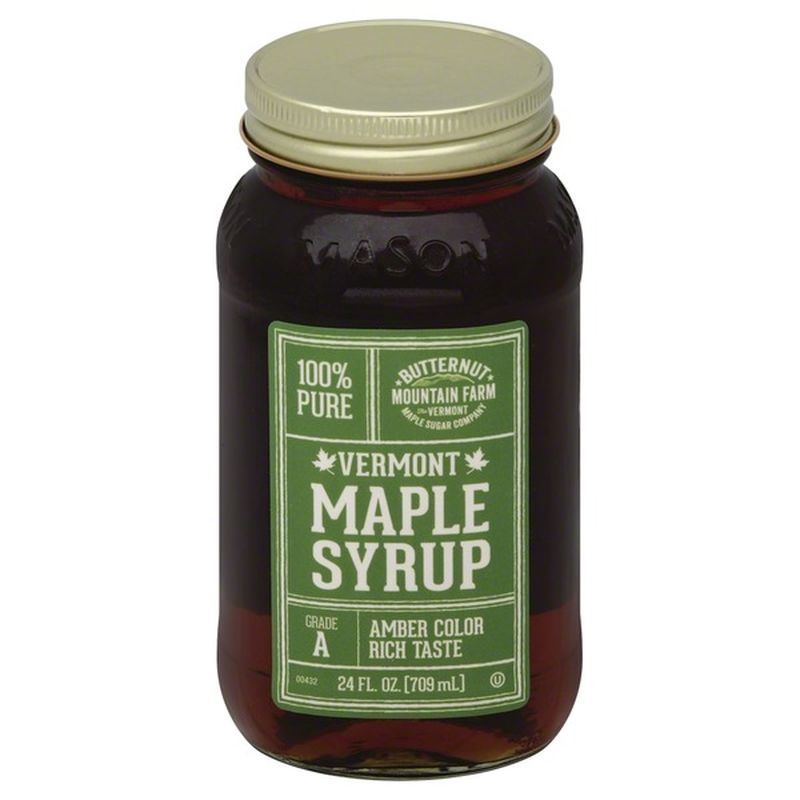 Butternut Mountain Farm Maple Syrup, Vermont (24 Oz) - Instacart