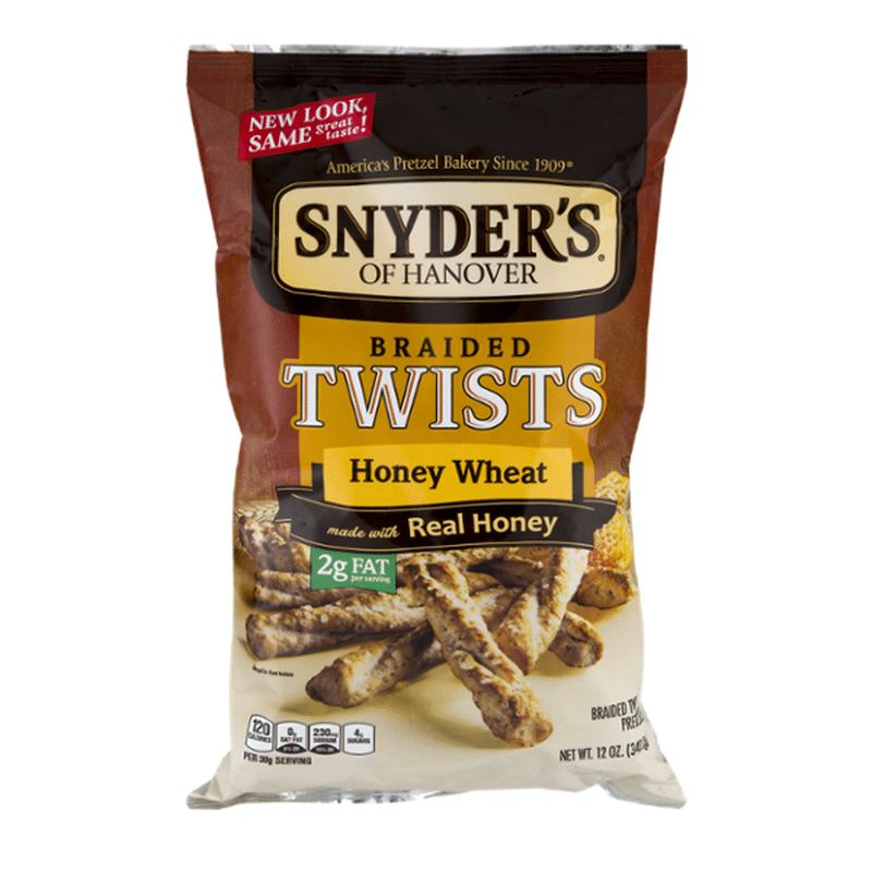 Snyder's of Hanover® Honey Wheat Braided Pretzel Twists (12 oz) from ...