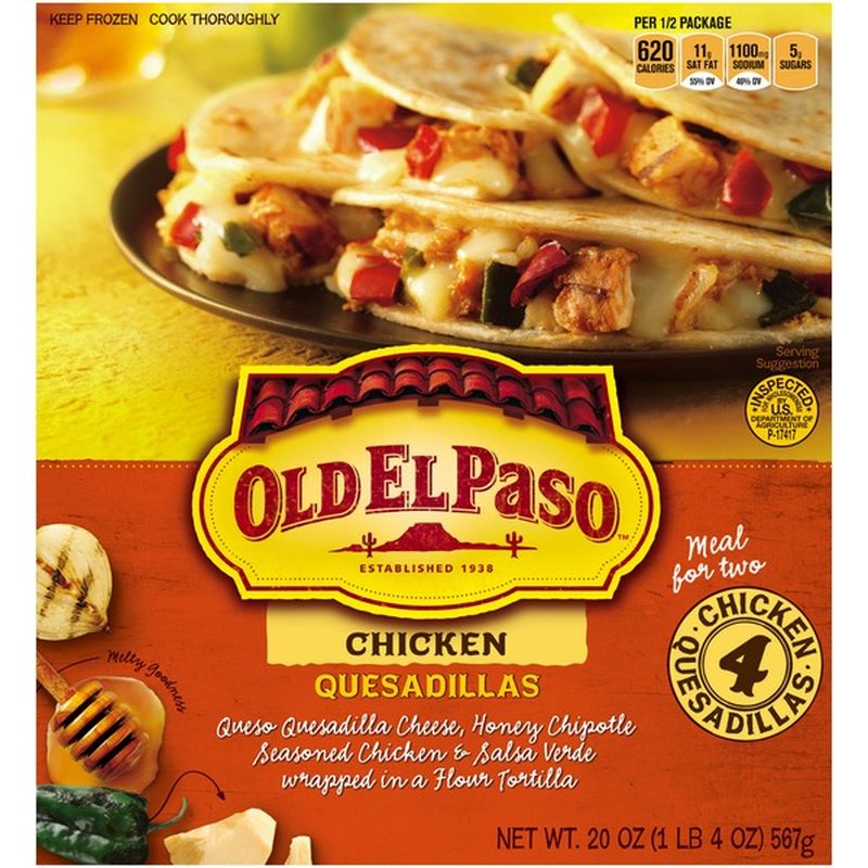 Old El Paso Chicken Quesadillas (20 oz) Instacart