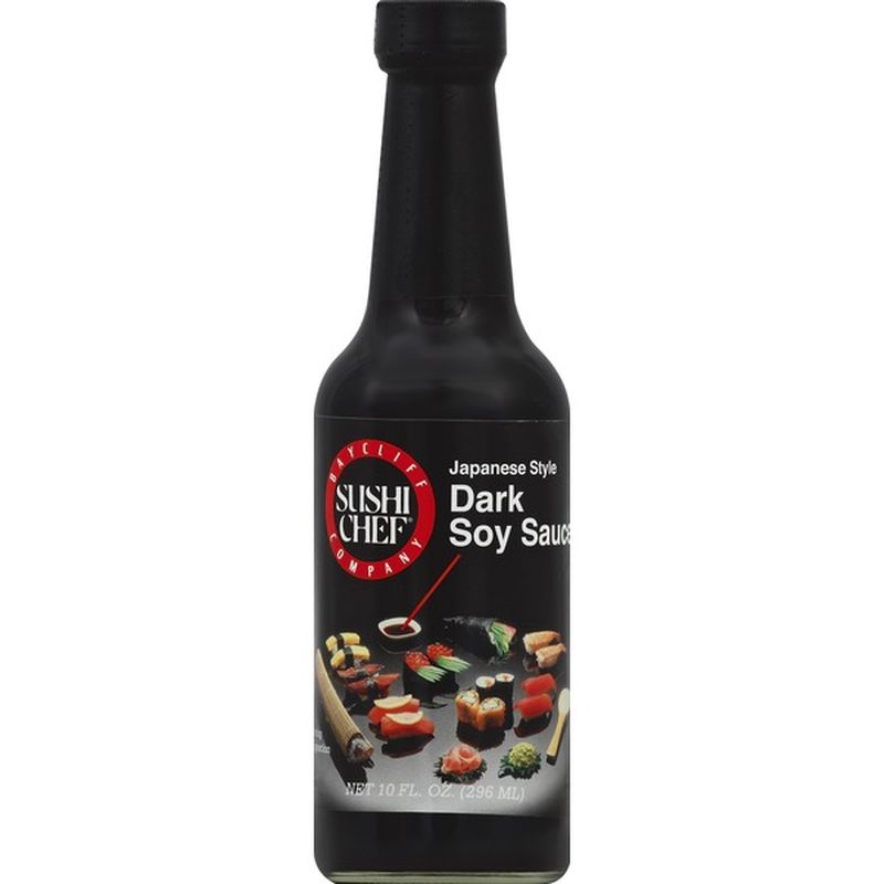 Sushi Chef Soy Sauce, Dark, Japanese Style (10 oz) - Instacart