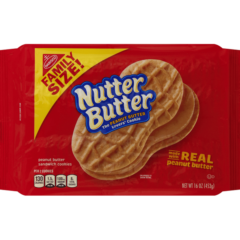 Nabisco Peanut Butter Sandwich Cookies (16 oz) from Safeway - Instacart