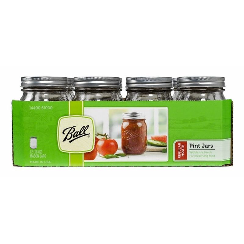 Ball Pint Jars (12 ct) from King Soopers Instacart