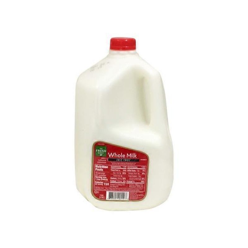 The Fresh Market rBST Free Whole Milk (128 fl oz) - Instacart