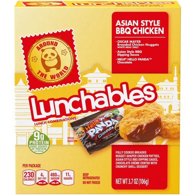 Lunchables Around The World Asian Style BBQ Chicken Meal Kit with