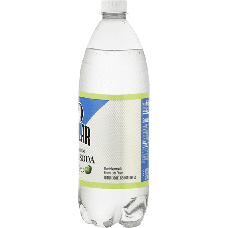 Polar Club Soda With Lime 1 L Instacart