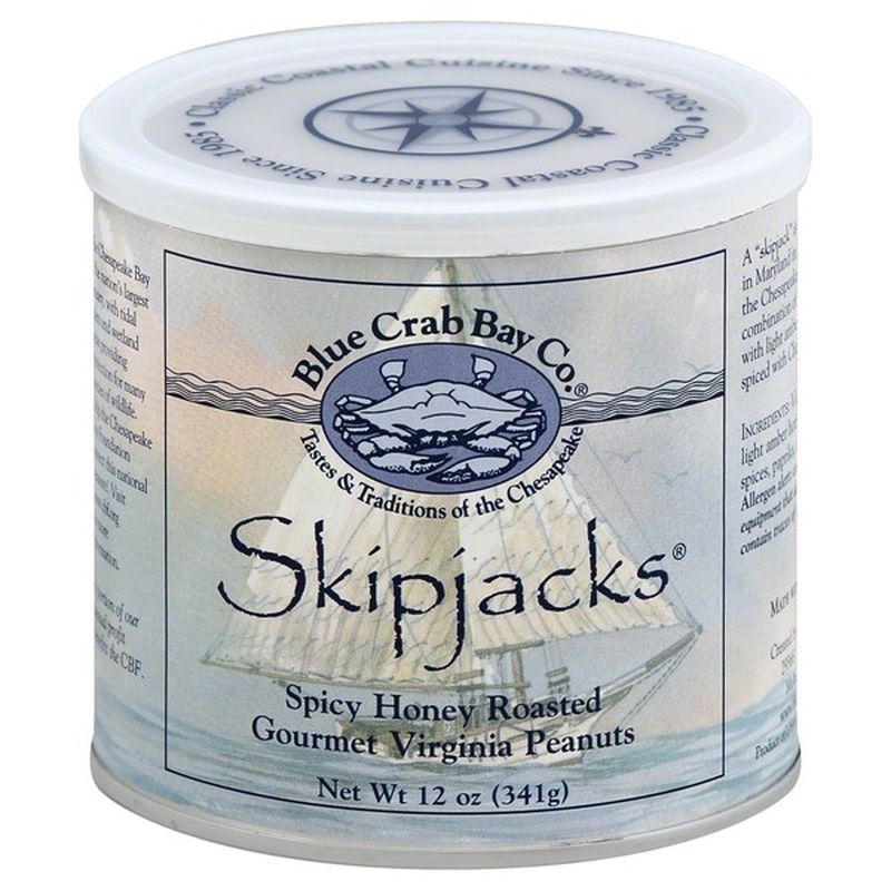 Blue Crab Bay Co. Peanuts, Skipjacks, Spicy (12 oz) Instacart