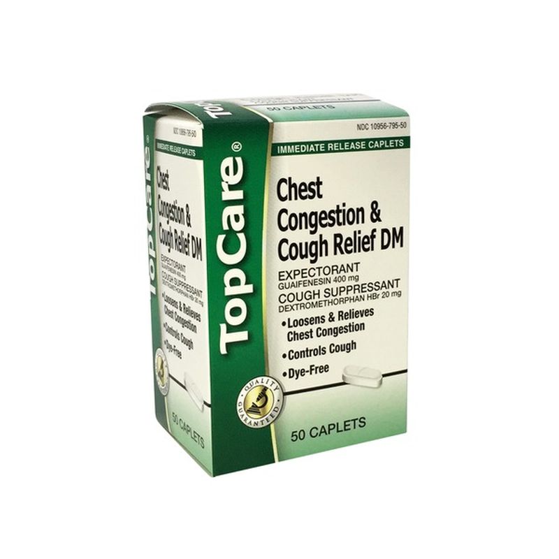 Top Care Chest Congestion & Cough Relief Dm Expectorant, Cough 