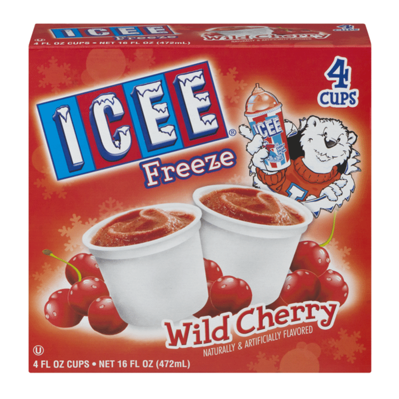 Icee Frozen Beverage Wild Cherry Box 4 Fl Oz Instacart 5016