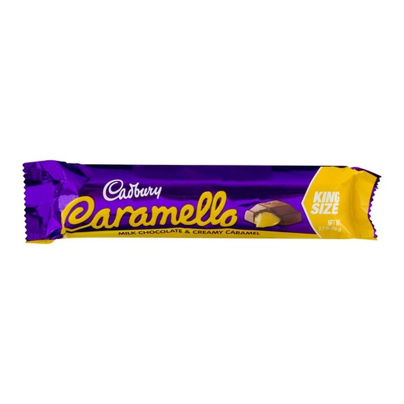 Cadbury Bar, Caramello, King Size (2.7 oz) - Instacart