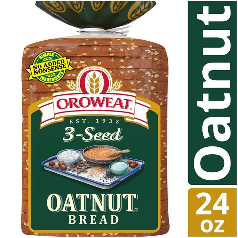 Brownberry/Arnold/Oroweat Whole Grains 3Seed Oatnut Bread (24 oz