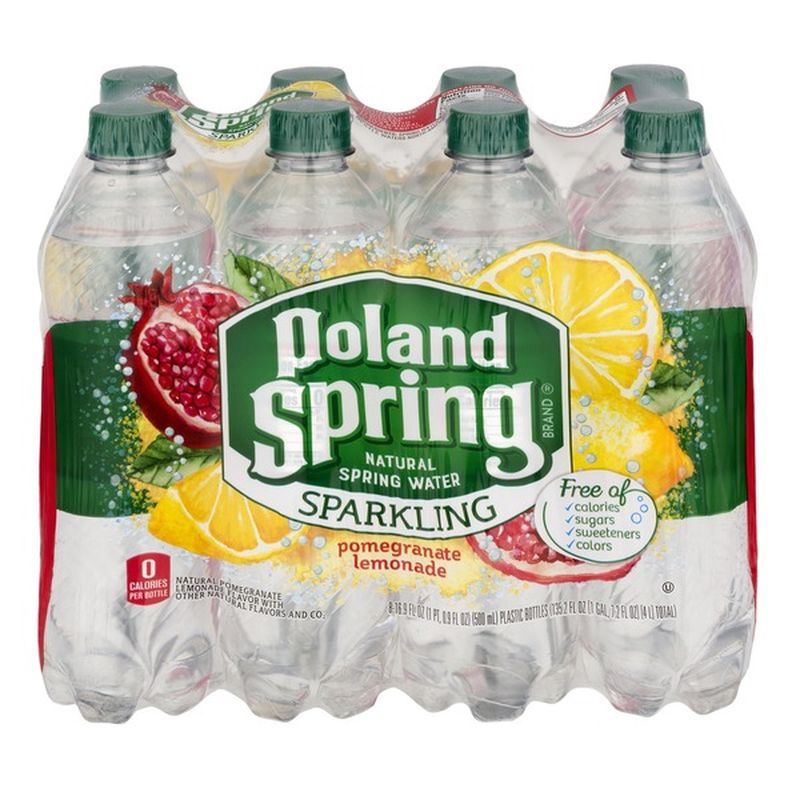 Poland Spring Pomegranate Lemonade Sparkling Water (16.9 fl oz) Instacart