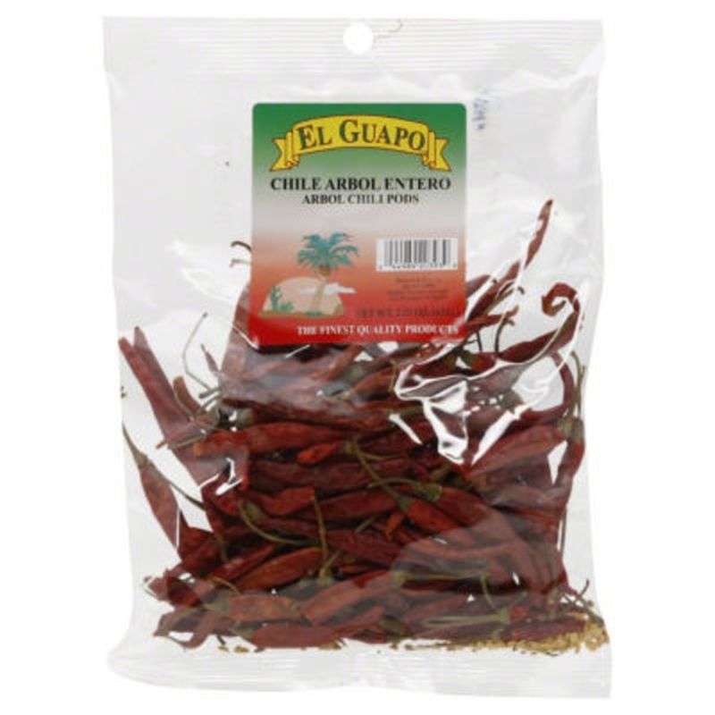 El Guapo Chile Arbol Entero Arbol Chili Pods