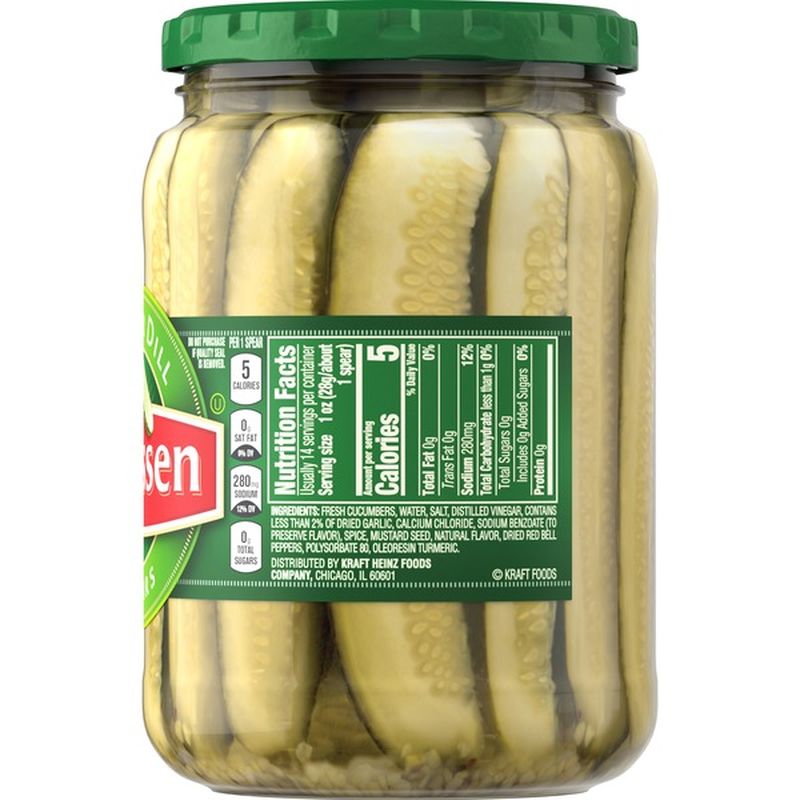 Claussen Kosher Dill Pickle Spears
