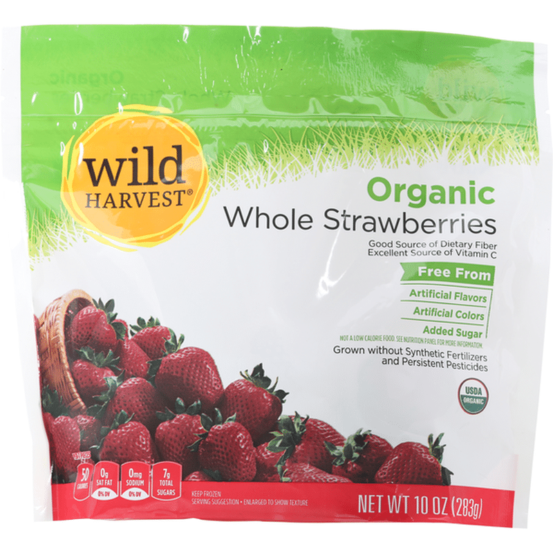Wild Harvest Strawberries, Organic, Whole (10 oz) Delivery or Pickup