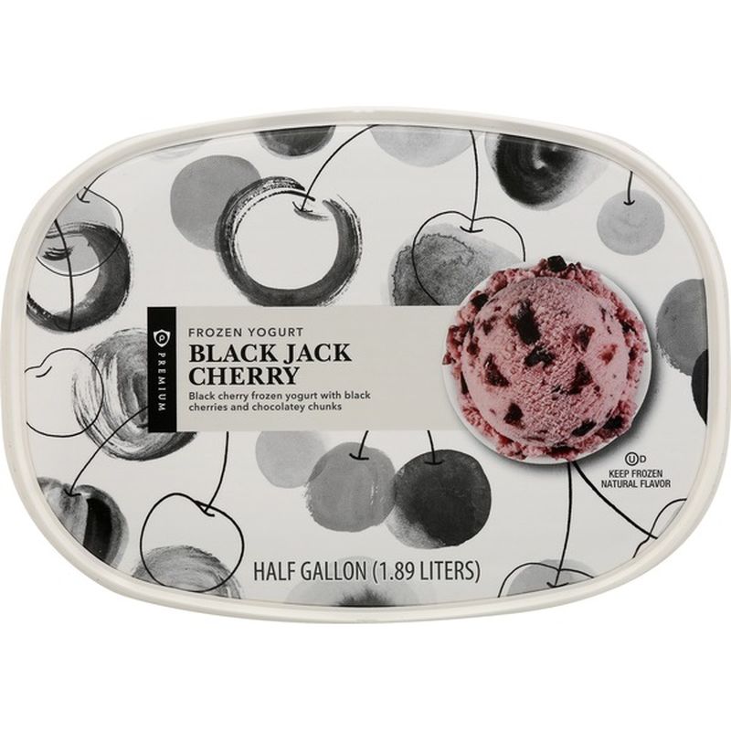 Publix Premium Frozen Yogurt, Black Jack Cherry (0.5 gal) from Publix Instacart