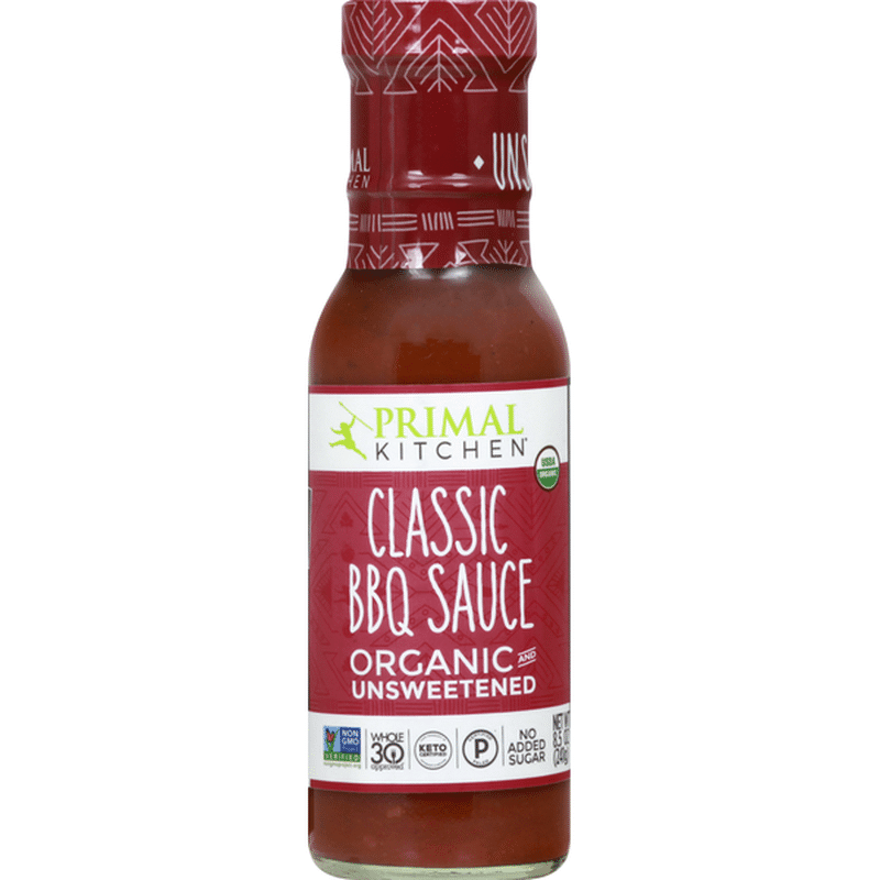 Primal Kitchen BBQ Sauce Organic Unsweetened Classic 8 5 Oz   Large 968e0bd6 871b 4463 8283 84d57c8cb409 