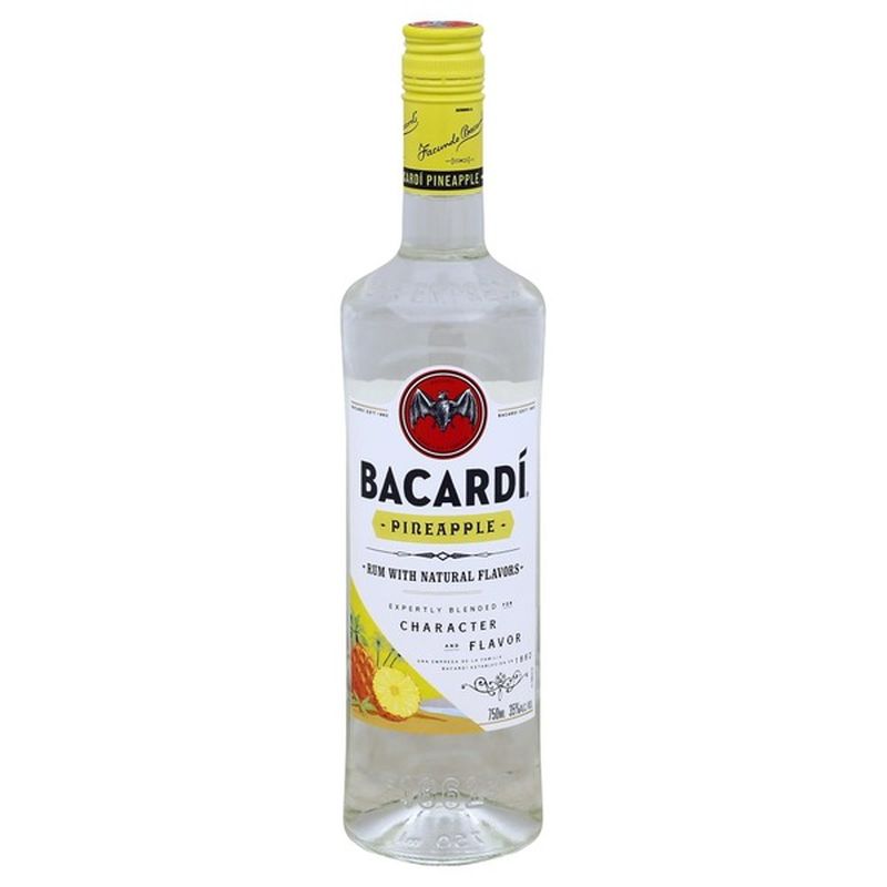 Bacardi Pineapple Rum (750 ml) from Total Wine & More - Instacart