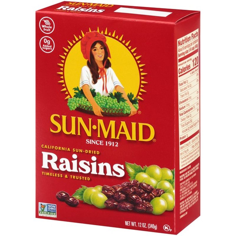 Sun-Maid California Sun-Dried Raisins (12 oz) from Food4Less - Instacart