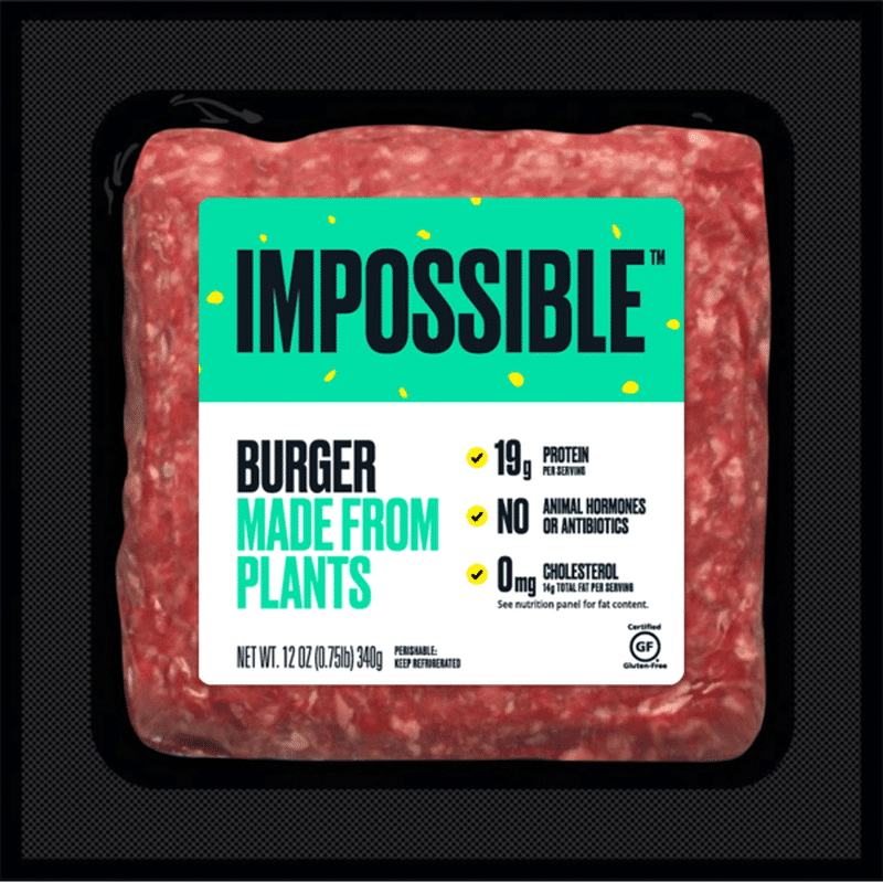 Impossible Burger Made From Plants 12 Oz Instacart 