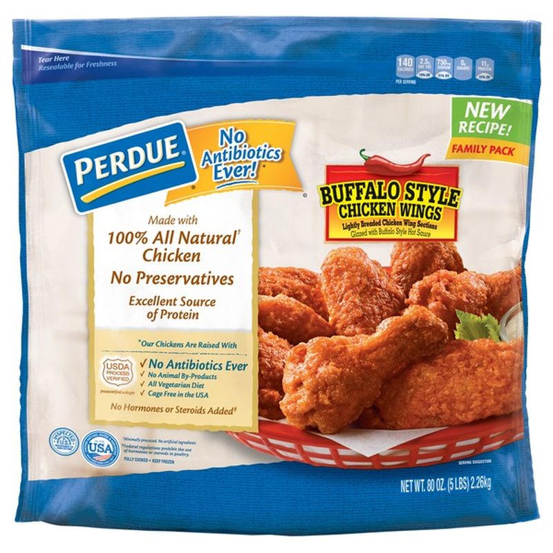 Perdue Buffalo Style Glazed Jumbo Wings (5 lb) Instacart