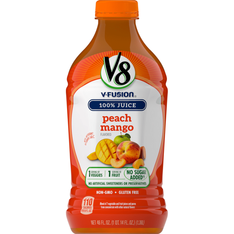 V8® Juice Blend, Peach Mango (46 fl oz) Instacart