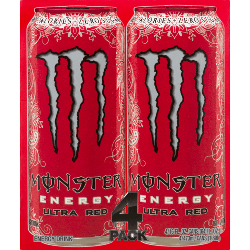 Monster Energy Drink Ultra Red 16 Fl Oz From Publix Instacart