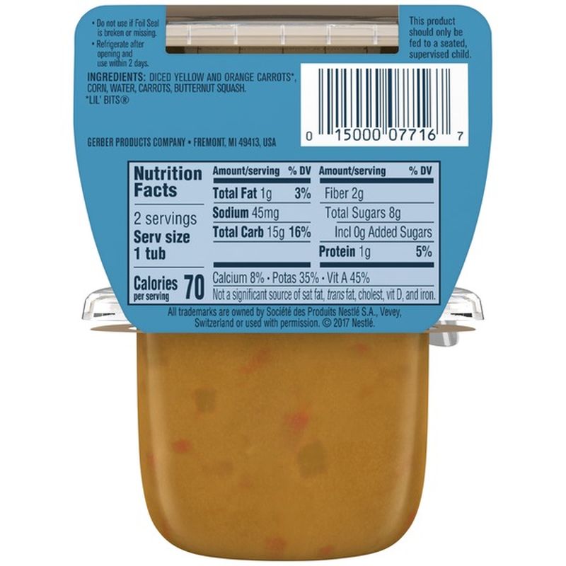 gerber butternut squash baby food