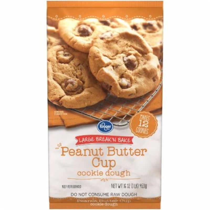 Kroger Cookie Dough, Peanut Butter Cup, Break N Bake (16 oz) Delivery