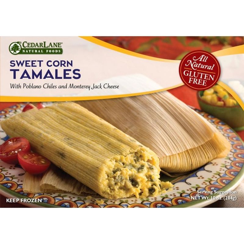 Cedarlane Foods Gluten Free Sweet Corn Tamales (10 oz) from Gerbes