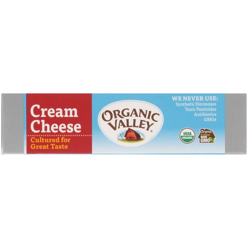 Organic Valley Organic Cream Cheese Block (8 Oz) From Pete's Fresh ...